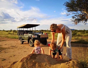 Kids on Game Drives